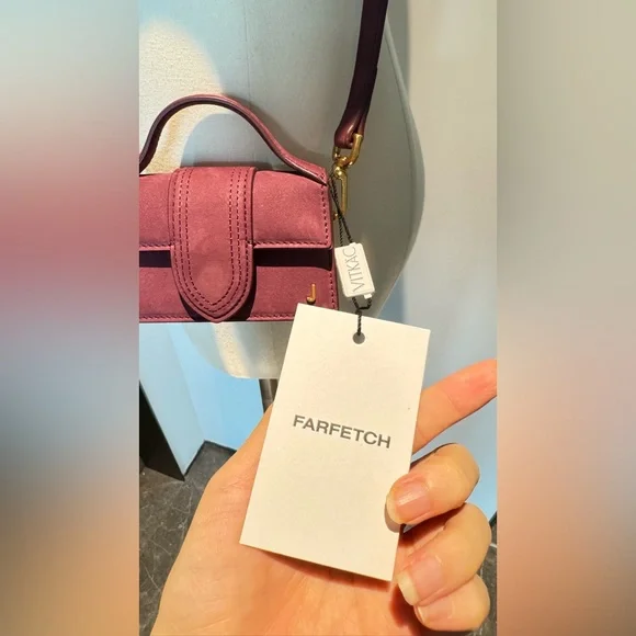 Jacquemus Le Petit Bambino Mini Bag in Burgundy - Picture 5 of 14